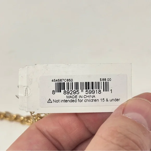 Betsey Johnson Going All Out Makeup Charm Necklace NWT
